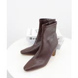 ブラウン | 美脚も叶える大人のスタイルアップ。エッジフィットショートブーツ | futier land