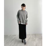 バックスリットオーバーニット | futier land | 詳細画像18 