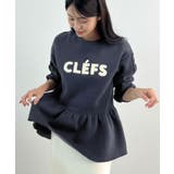 裾のフリルが映える！CLEFSロゴフリルスウェット | futier land | 詳細画像23 