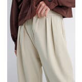 ゆるっと楽ちん。ツータックワイドストレートスラックス/ロング丈 | futier land | 詳細画像25 