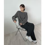 上品溢れるアクセント。袖ボタンKNIT | futier land | 詳細画像18 