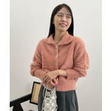 甘すぎない可愛さを纏う。ふわもこビジューボタンカーディガン | futier land | 詳細画像28 