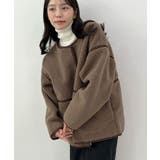 こなれ配色で差がつく。配色パイピングボアブルゾン | futier land | 詳細画像20