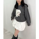 見るたび癒される。ふわふわフェザードッグニットトップス | futier land | 詳細画像19 