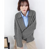 《ABYS》アルパカタッチ襟付きキーネックプルオーバー | futier land | 詳細画像27 