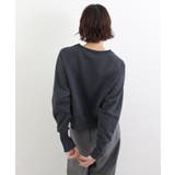 《ABYS》ロゴ刺繍ショート丈トレーナー | futier land | 詳細画像38 