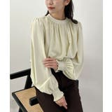 裏起毛あたたかい。ハイネックバルーンスリーブブラウス | futier land | 詳細画像20 