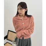 甘すぎない可愛さを纏う。ふわもこビジューボタンカーディガン | futier land | 詳細画像26 
