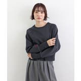 《ABYS》ロゴ刺繍ショート丈トレーナー | futier land | 詳細画像33 