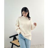 バックスリットオーバーニット | futier land | 詳細画像17 