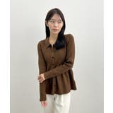 春新色追加！上品な大人へ。ペプラムリブニット | futier land | 詳細画像25 