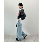 主役級レオパードで着映える。レオパード相良ショート丈スウェットトップス | futier land | 詳細画像11