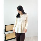 春新色追加！上品な大人へ。ペプラムリブニット | futier land | 詳細画像23 