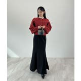 ふんわり袖でこなれ感アップ。バルーンスリーブモヘアニットカーディガン | futier land | 詳細画像30 