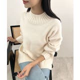 バックスリットオーバーニット | futier land | 詳細画像14 