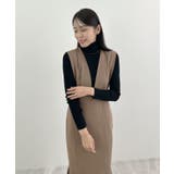 抜かりない360度美シルエット。サイドタックマーメイドワンピース | futier land | 詳細画像21 