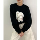 見るたび癒される。ふわふわフェザードッグニットトップス | futier land | 詳細画像12 