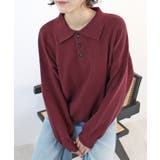 《ABYS》大人カジュアルが叶う。襟付きポロカラーニットトップス | futier land | 詳細画像27 