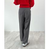 脚長効果抜群の美脚ライン。センタータックテーパードパンツ | futier land | 詳細画像25 