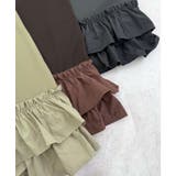 動きに華やぎを添える。ティアードフリルヘムスカート | futier land | 詳細画像35 