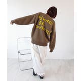 《ABYS》後ろ姿も可愛く決まる。バックロゴニットトップス | futier land | 詳細画像13