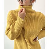 ジップで魅せるこなれニット。ハーフジップニットプルオーバー | futier land | 詳細画像30