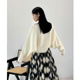 ふんわり袖でこなれ感アップ。バルーンスリーブモヘアニットカーディガン | futier land | 詳細画像21 