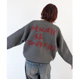 《ABYS》後ろ姿も可愛く決まる。バックロゴニットトップス | futier land | 詳細画像21