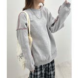 オトナ配色カラー。リンキングスウェットプルオーバー | futier land | 詳細画像27 