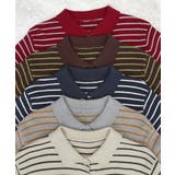 《ABYS》トレンド感ある配色。襟付きボーダーニット | futier land | 詳細画像39