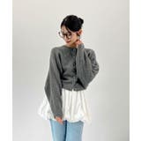 ふんわり袖でこなれ感アップ。バルーンスリーブモヘアニットカーディガン | futier land | 詳細画像15 