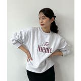 杢グレー | コンパクトで今っぽい。短丈ロゴスウェット | futier land