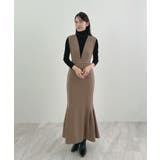 抜かりない360度美シルエット。サイドタックマーメイドワンピース | futier land | 詳細画像17 