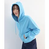 《ABYS》クロップド丈が相性抜群◎ダブルジップショート丈パーカー  | futier land | 詳細画像14 