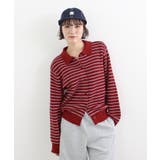 《ABYS》トレンド感ある配色。襟付きボーダーニット | futier land | 詳細画像18