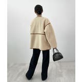 こなれ配色で差がつく。配色パイピングボアブルゾン | futier land | 詳細画像16