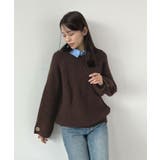 上品溢れるアクセント。袖ボタンKNIT | futier land | 詳細画像24 