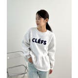 裾のフリルが映える！CLEFSロゴフリルスウェット | futier land | 詳細画像26 