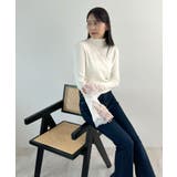 ふとした仕草まで美しく。袖レースリブKNIT | futier land | 詳細画像21 