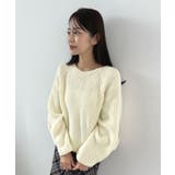 上品溢れるアクセント。袖ボタンKNIT | futier land | 詳細画像12 