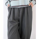 ゆるっと楽ちん。ツータックワイドストレートスラックス/ロング丈 | futier land | 詳細画像14 