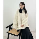 1枚で即こなれ感。サイドジップノーカラー中綿ジャケット | futier land | 詳細画像20