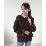 上品溢れるアクセント。袖ボタンKNIT | futier land | 詳細画像28 