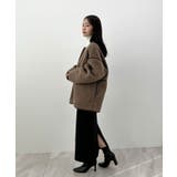 こなれ配色で差がつく。配色パイピングボアブルゾン | futier land | 詳細画像22