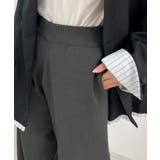 暖かい裾調整可能な2WAY。リラックスドロストニットパンツ | futier land | 詳細画像21