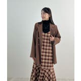 秋ムード高まる。チェックキャミOP | futier land | 詳細画像10 