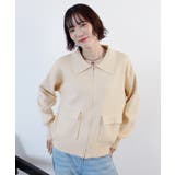 《ABYS》ラフに羽織れてこなれる。zip付ニットカーディガン | futier land | 詳細画像10 