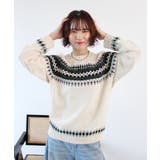 《ABYS》季節感たっぷりの定番ニット。ノルディック柄ニットプルオーバー | futier land | 詳細画像9