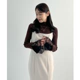 ふとした仕草まで美しく。袖レースリブKNIT | futier land | 詳細画像15 