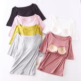 カップ付きTシャツ レディース カップ付きTシャツ | Gain-Mart | 詳細画像8